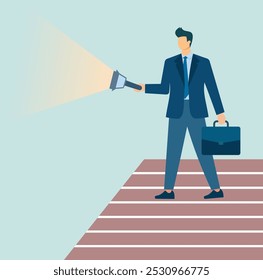 Ilustraciones empresariales:** Perfecto para artículos, blogs o presentaciones centradas en el espíritu empresarial, la innovación o el liderazgo, ideal para Materiales promocionales