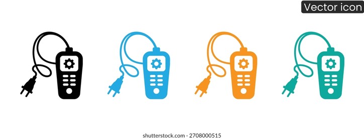 Apresentando ferramentas modernas de diagnóstico em cores vibrantes, essenciais para reparação automotiva, manutenção e diagnósticos precisos de veículos. Ideal para indústrias mecânicas e tecnológicas.
