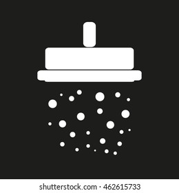 shower, bathing, cleanliness, washing, vector icon