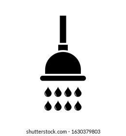 Shower - bathroom icon vector design template