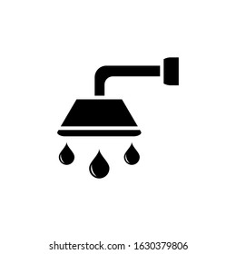 Shower - bathroom icon vector design template