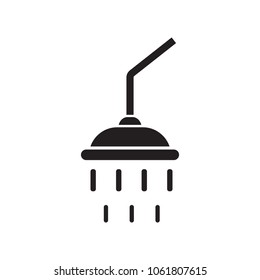 Shower black icon