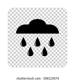 Shower  - black vector icon