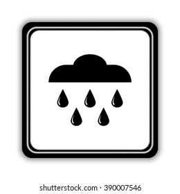 Shower  - black vector icon