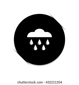 Shower  - black vector icon
