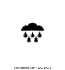 Shower  - black vector icon