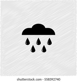 Shower -  black vector icon