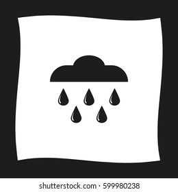 Shower  - black vector icon