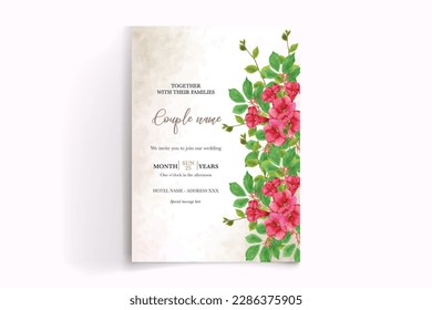 Shower bridal wedding invitation templates