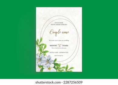 Shower bridal wedding invitation templates