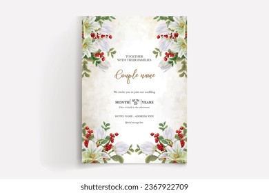 Shower bridal wedding invitation templates