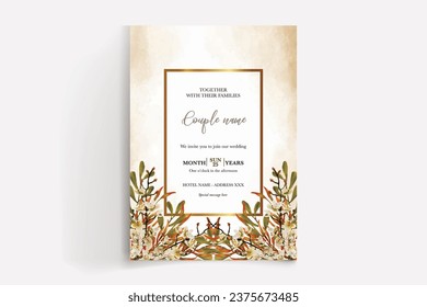 Shower bridal wedding invitation templates