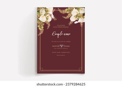 Shower bridal wedding invitation templates