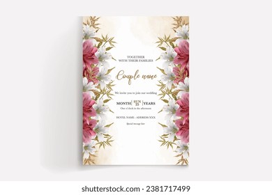 Shower bridal wedding invitation templates