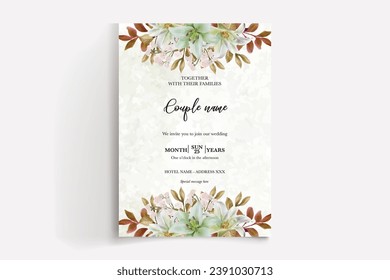 Shower bridal wedding invitation templates