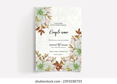 Shower bridal wedding invitation templates