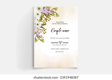 Shower bridal wedding invitation templates
