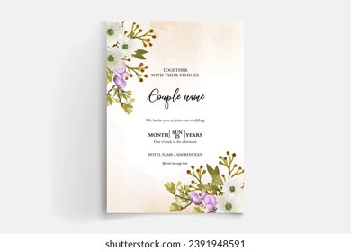 Shower bridal wedding invitation templates