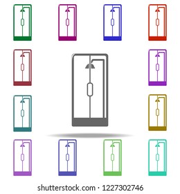 shower cabin icon. Elements of Bathroom in multi color style icons. Simple icon for websites, web design, mobile app, info graphics