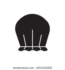 Shower cap icon design, isolated on white background, vector illustration