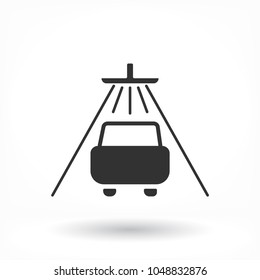 Shower for cars  vector icon 