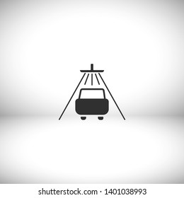 Shower for cars  vector icon  , lorem ipsum Flat design