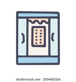 shower color vector doodle simple icon design