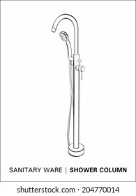Shower column