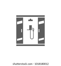 shower cubicle icon. Elements of plumber icon. Premium quality graphic design icon. Signs, symbols collection icon for websites, web design, mobile app on white background