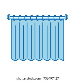 shower curtain clean interior element for bathroom