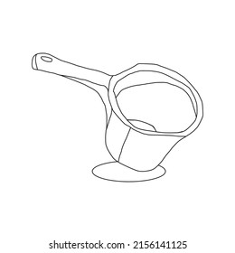 shower dipper line vector. suitable for multipurpose creative design materials.