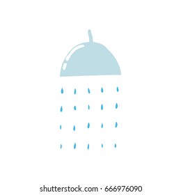 shower doodle icon