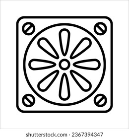 Shower drain editable stroke outline icon, vector illustration on white background