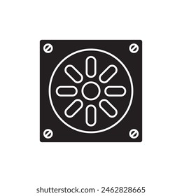 Shower drain icon, template for graphic and web design. vector illustration