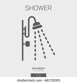 Shower flat icon