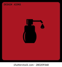 Shower Gel, Liquid Soap, Lotion, Cream, Shampoo, Bath Foam. icon. vector design. Flat design style 