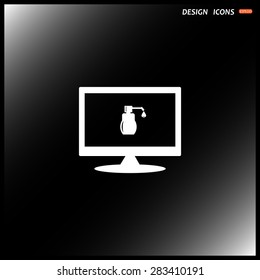 Shower Gel, Liquid Soap, Lotion, Cream, Shampoo, Bath Foam. icon. vector design
