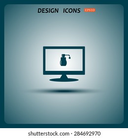 Shower Gel, Liquid Soap, Lotion, Cream, Shampoo, Bath Foam. icon. vector design