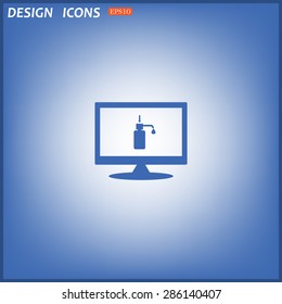 Shower Gel, Liquid Soap, Lotion, Cream, Shampoo, Bath Foam. icon. vector design