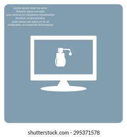 Shower Gel, Liquid Soap, Lotion, Cream, Shampoo, Bath Foam. icon. vector design