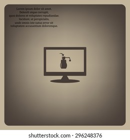 Shower Gel, Liquid Soap, Lotion, Cream, Shampoo, Bath Foam. icon. vector design