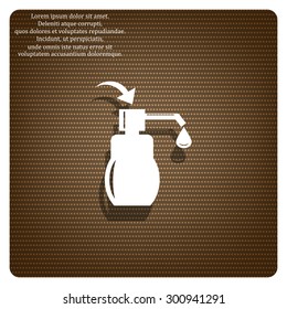 Shower Gel, Liquid Soap, Lotion, Cream, Shampoo, Bath Foam. icon. vector design