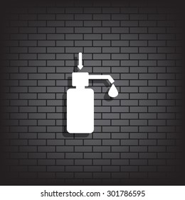 Shower Gel, Liquid Soap, Lotion, Cream, Shampoo, Bath Foam. icon. vector design