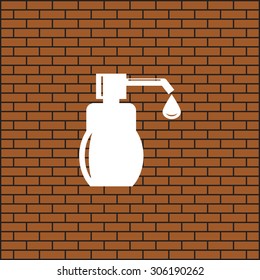 Shower Gel, Liquid Soap, Lotion, Cream, Shampoo, Bath Foam. icon. vector design