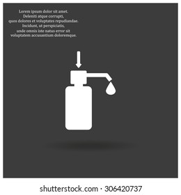 Shower Gel, Liquid Soap, Lotion, Cream, Shampoo, Bath Foam. icon. vector design