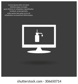 Shower Gel, Liquid Soap, Lotion, Cream, Shampoo, Bath Foam. icon. vector design