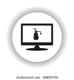 Shower Gel, Liquid Soap, Lotion, Cream, Shampoo, Bath Foam. icon. vector design