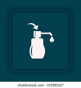 Shower Gel, Liquid Soap, Lotion, Cream, Shampoo, Bath Foam. icon. vector design