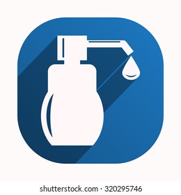 Shower Gel, Liquid Soap, Lotion, Cream, Shampoo, Bath Foam. icon. vector design