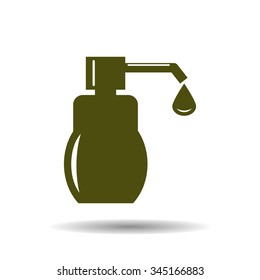 Shower Gel, Liquid Soap, Lotion, Cream, Shampoo, Bath Foam. icon. vector design